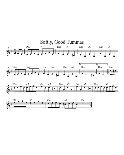 Softly, Good Tummas (Version 3)