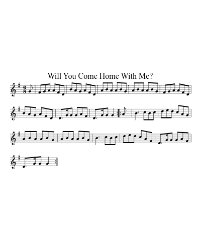 Will You Come Home With Me? (Version 2) preview