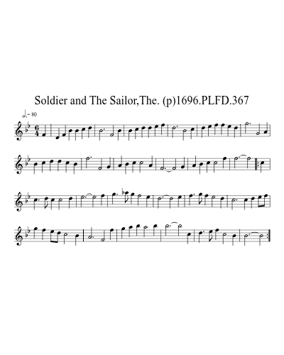 Soldier and The Sailor,The. (p)1696.PLFD.367