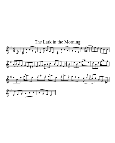 The lark in the morning (Version 2)