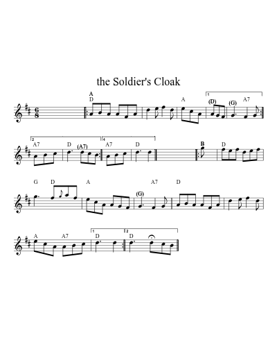 the Soldier's Cloak (Version 4)