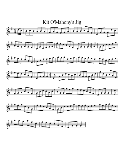 Kit O'Mahony's Jig