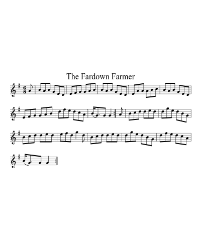 The Fardown Farmer sheet music preview