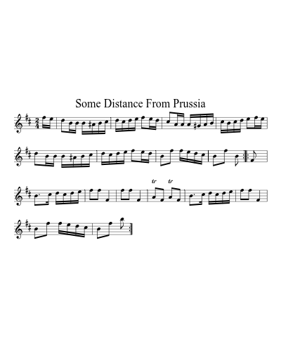 Some Distance From Prussia