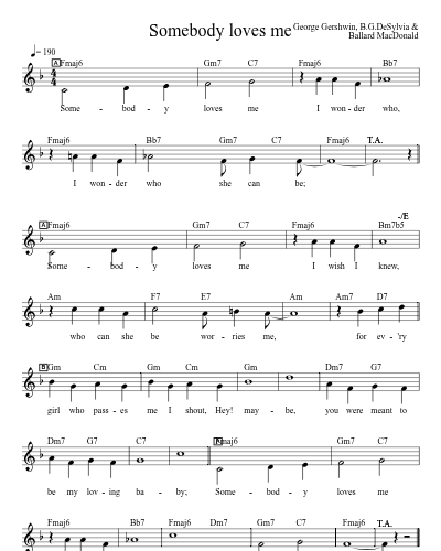 Somebody loves me preview