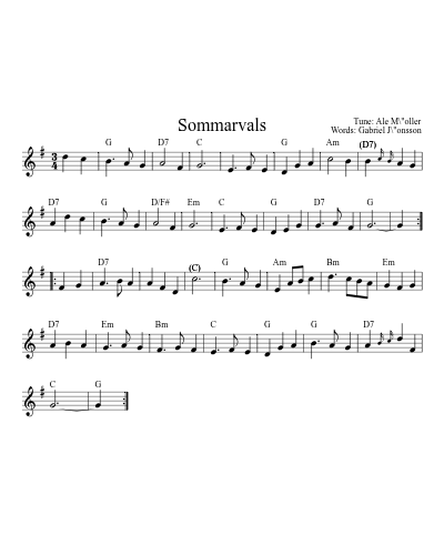 Sommarvals (Version 4)