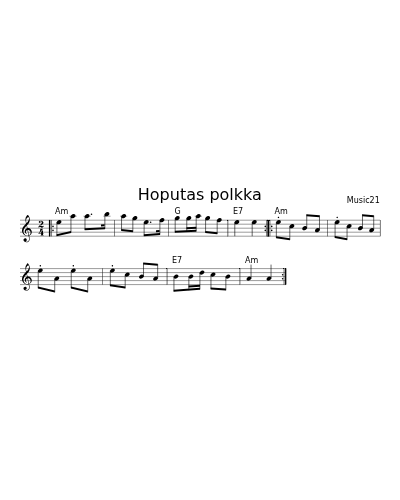 Hoputas polkka (Song1)