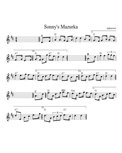 Sonny's Mazurka (Version 4)