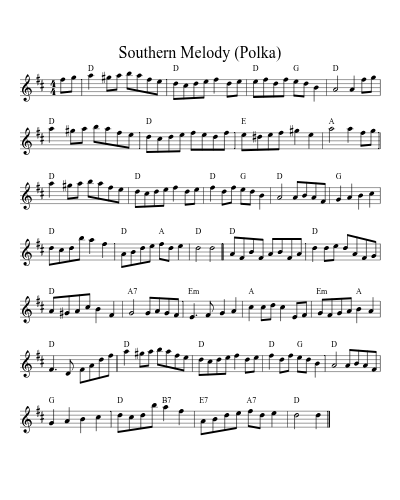 Southern Melody (Polka) (Version 2)