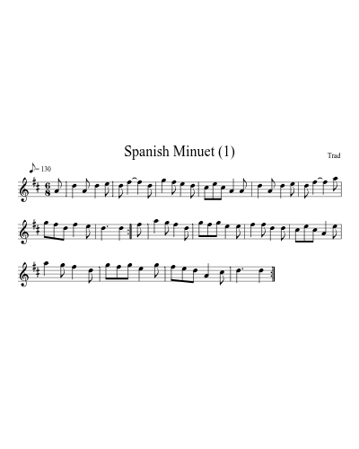 Spanish Minuet (1)