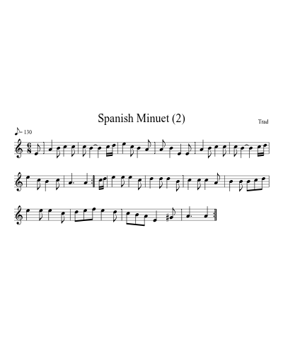 Spanish Minuet (2)