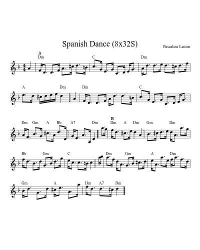 Spanish Dance (8x32S)
