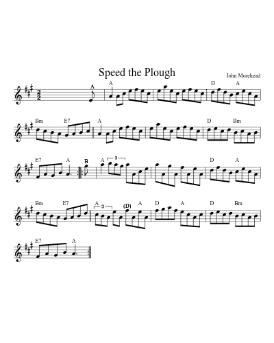 Speed the Plough (Version 11)