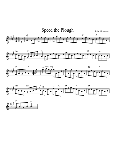 Speed the Plough (Version 13)