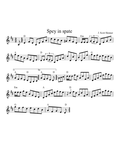 Spey in spate (Version 5)