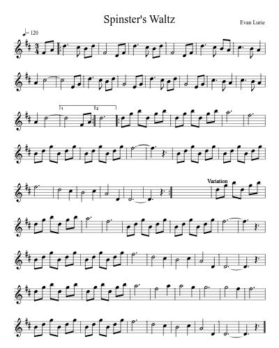 Spinster's Waltz (Version 2)