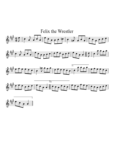 Felix the wrestler (Version 2)