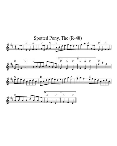 Spotted Pony, The  (R-48)