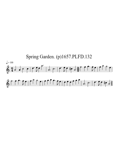 Spring Garden. (p)1657.PLFD.132