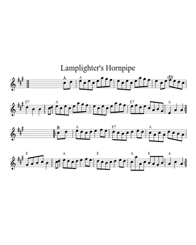 Lamplighter's Hornpipe