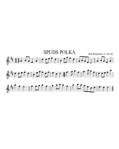 SPUDS POLKA (Version 2)