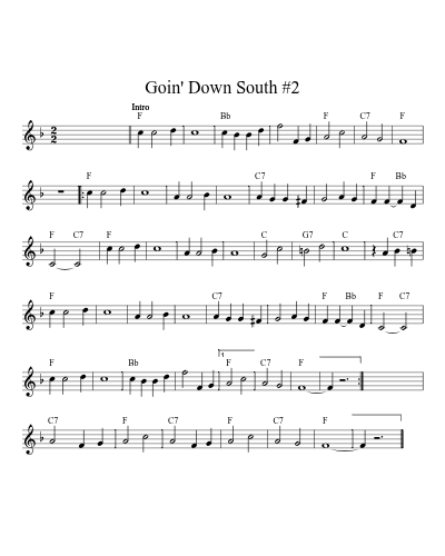 Goin' Down South #2 (Version 3)