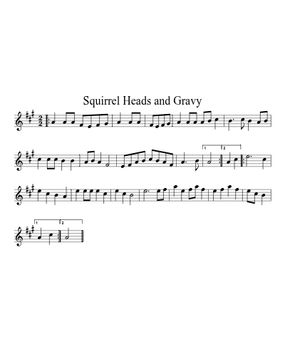 Squirrel Heads and Gravy