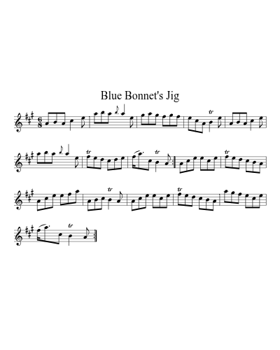 Blue Bonnet's Jig (Version 2)