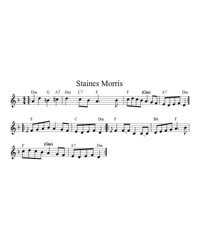 Staines Morris (Version 5)