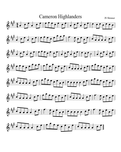 Cameron Highlanders preview