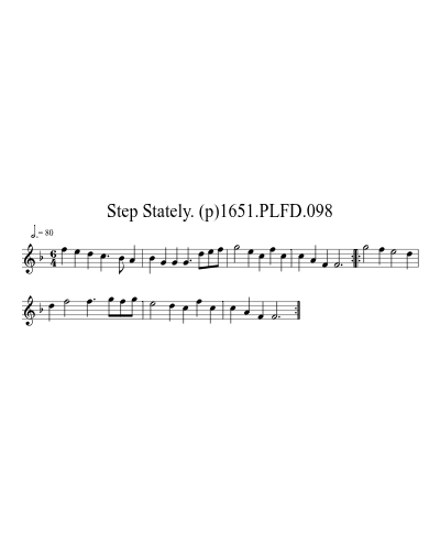 Stately Step How to Play Step Stately. (p)1651.PLFD.098 — Free Sheet Music ...