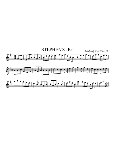 STEPHEN'S JIG (Version 2)