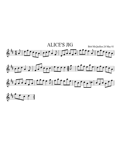 ALICE'S JIG