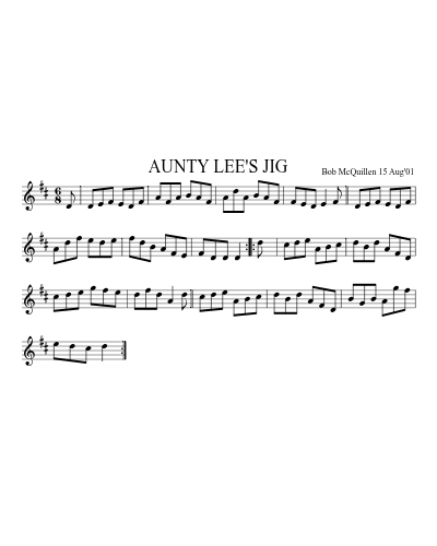 AUNTY LEE'S JIG