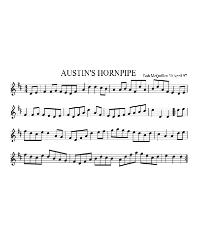 AUSTIN'S HORNPIPE
