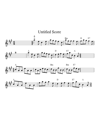 Stool Bonnie Lady Kenmure set A G D A 32 16 sheet music preview