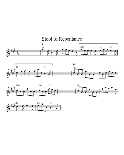 Stool of Repentance (Version 4)