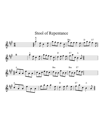 Stool of Repentance (Version 5)