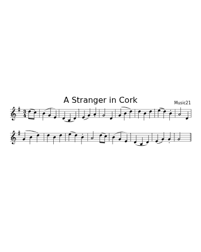 A Stranger in Cork (Version 2)
