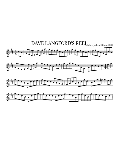 DAVE LANGFORD'S REEL