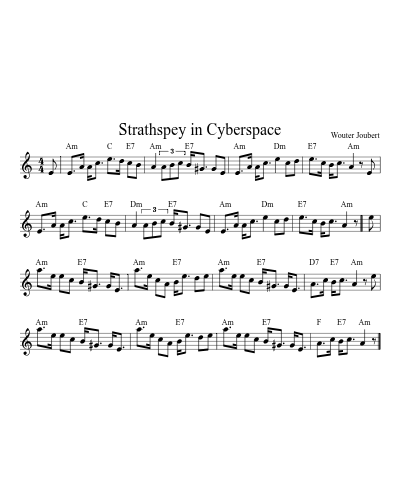 Strathspey in Cyberspace (Version 2)