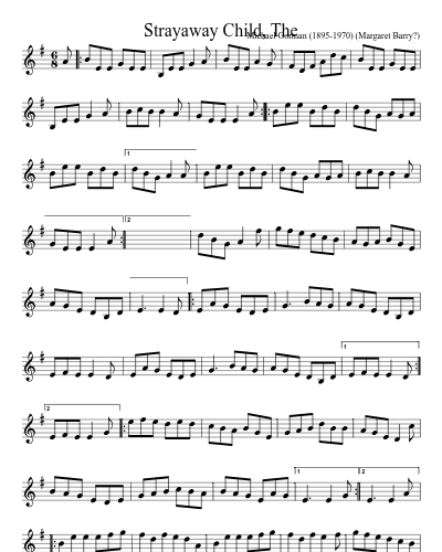 Strayaway Child, The (Version 4)