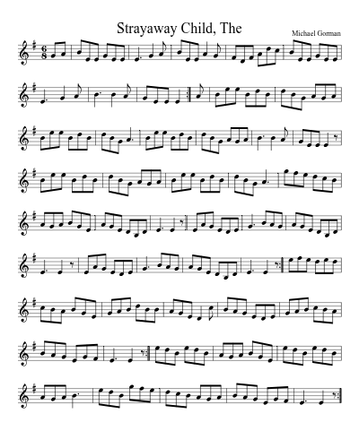 Strayaway Child, The (Version 5)