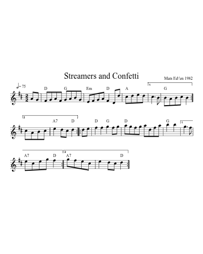 Streamers and Confetti