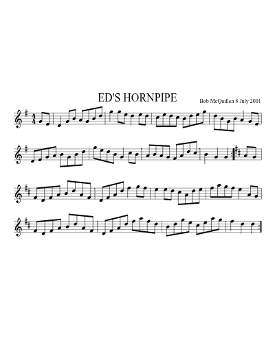 ED'S HORNPIPE preview