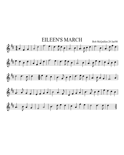 EILEEN'S MARCH