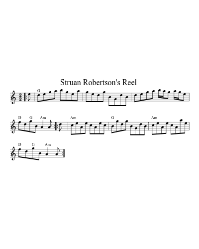 Struan Robertson's  Reel (Version 2)