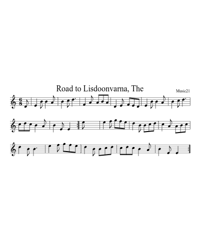 Road to Lisdoonvarna, The preview