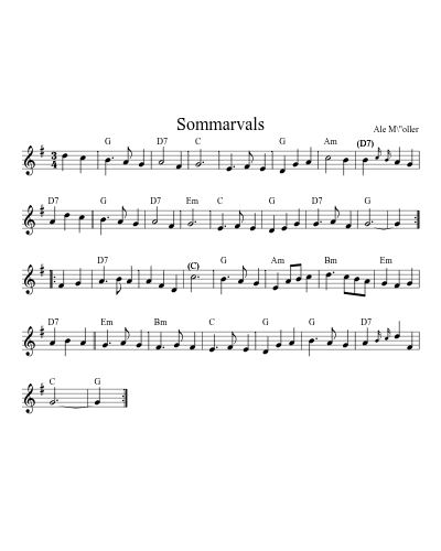 Sommarvals (Summer Waltzes)