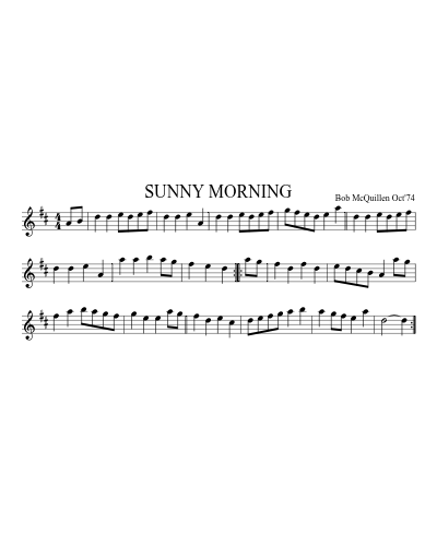 SUNNY MORNING (Version 2)